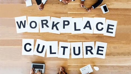 Image symbolizing workplace culture concept. 